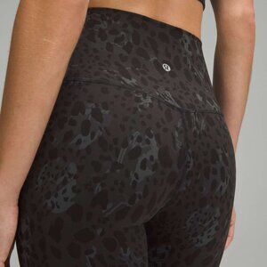 lululemon athletica Black Leopard Print Leggings